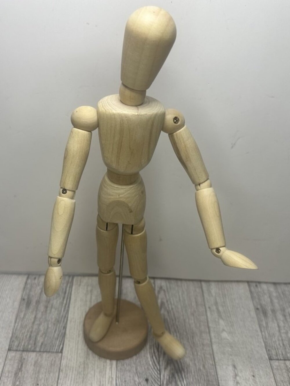 Wooden Posable Mannequin Model Art Artist Reference Figure Model wood 13” IKEA?